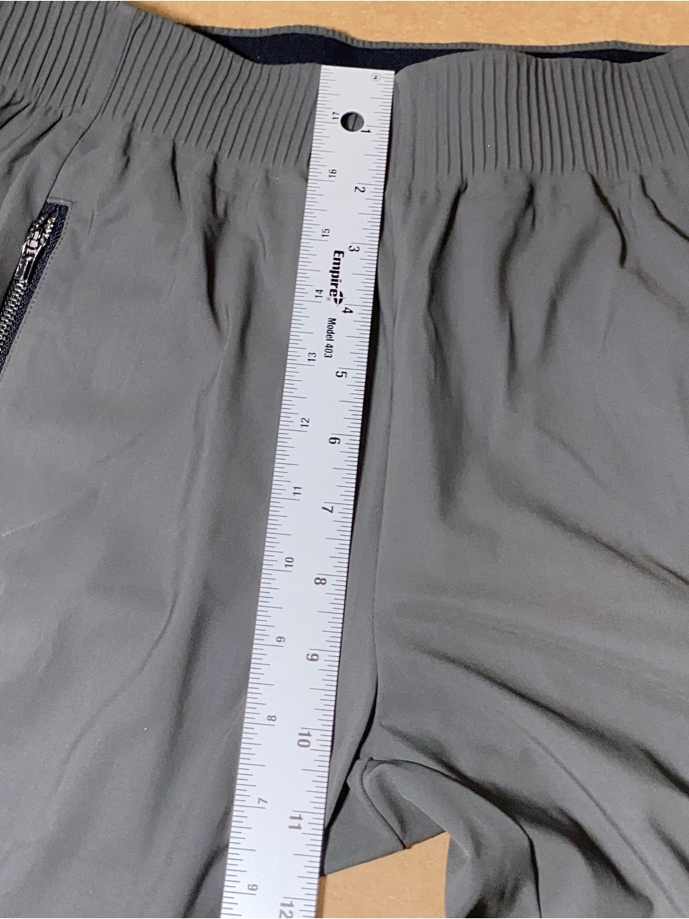 Athleta Cosmic Gray Jogger Pants - Womens High Rise Lightweight Zip Pocket - Picture 9 of 11